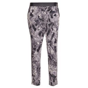 CUT 25 by YIGAL AZROUEL Haze Multi FOLDOVER Jersey LEATHER Waist PANTS (  6 )